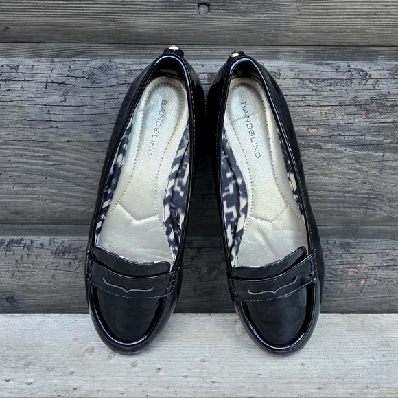 Bandolino Olympie Preppy Patent Polished, Comfort, Penny Loafers 8M - Picture 6 of 14